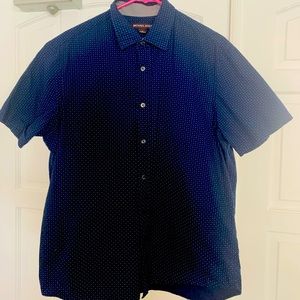 Michael Kors short sleeved button down casual shirt.
